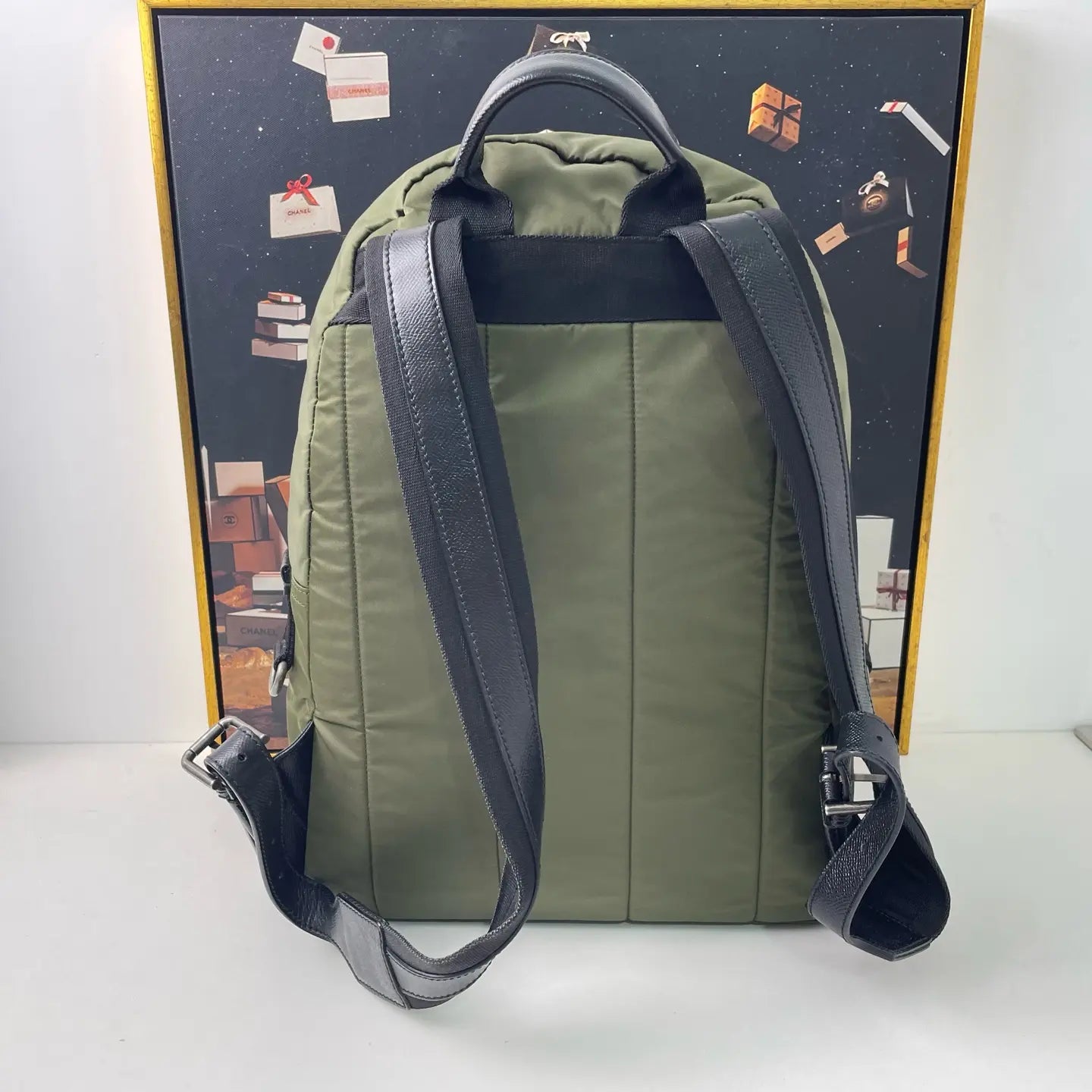 Dolce & Gabbana Limited Edition Parachute Nylon Backpack 30×12×44cm