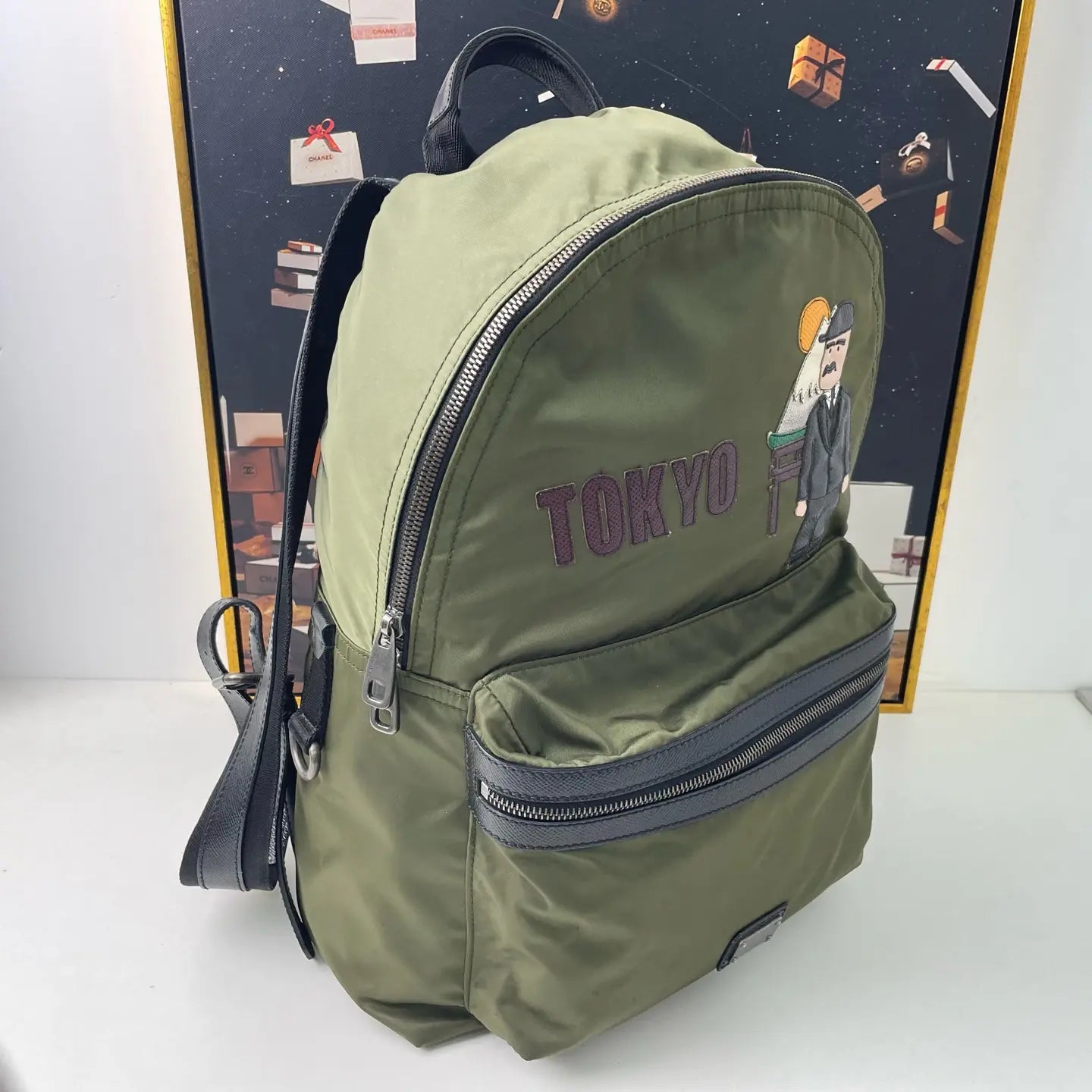 Dolce & Gabbana Limited Edition Parachute Nylon Backpack 30×12×44cm