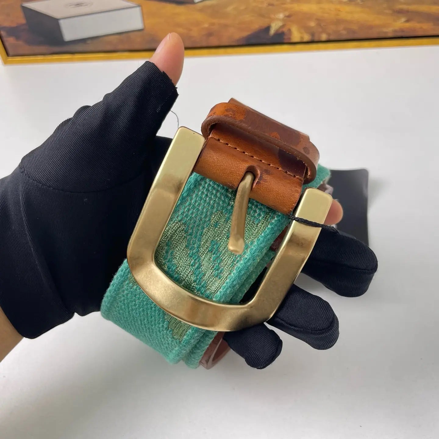 Dolce & Gabbana Leather Belt 90cm