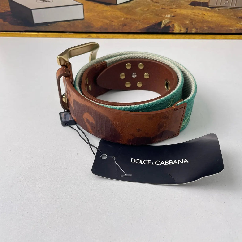 Dolce & Gabbana Leather Belt 90cm