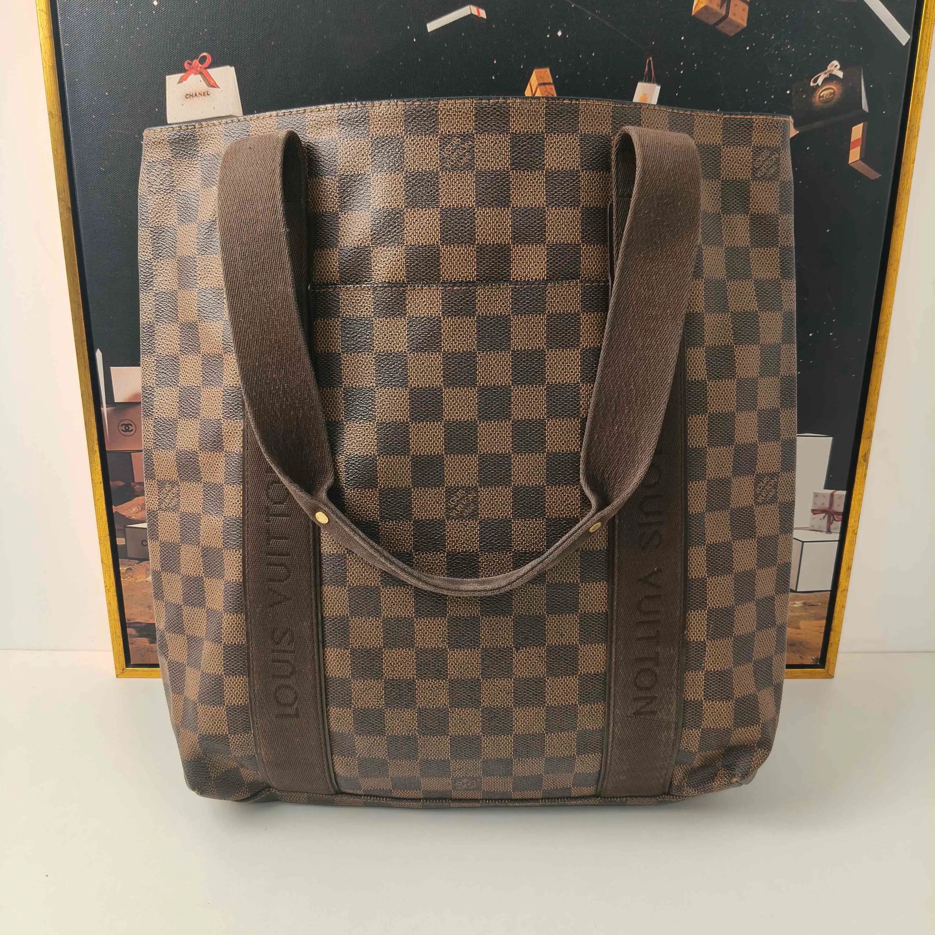 Louis Vuitton Damier Ebene Tote Bag 33×37cm – 95% New