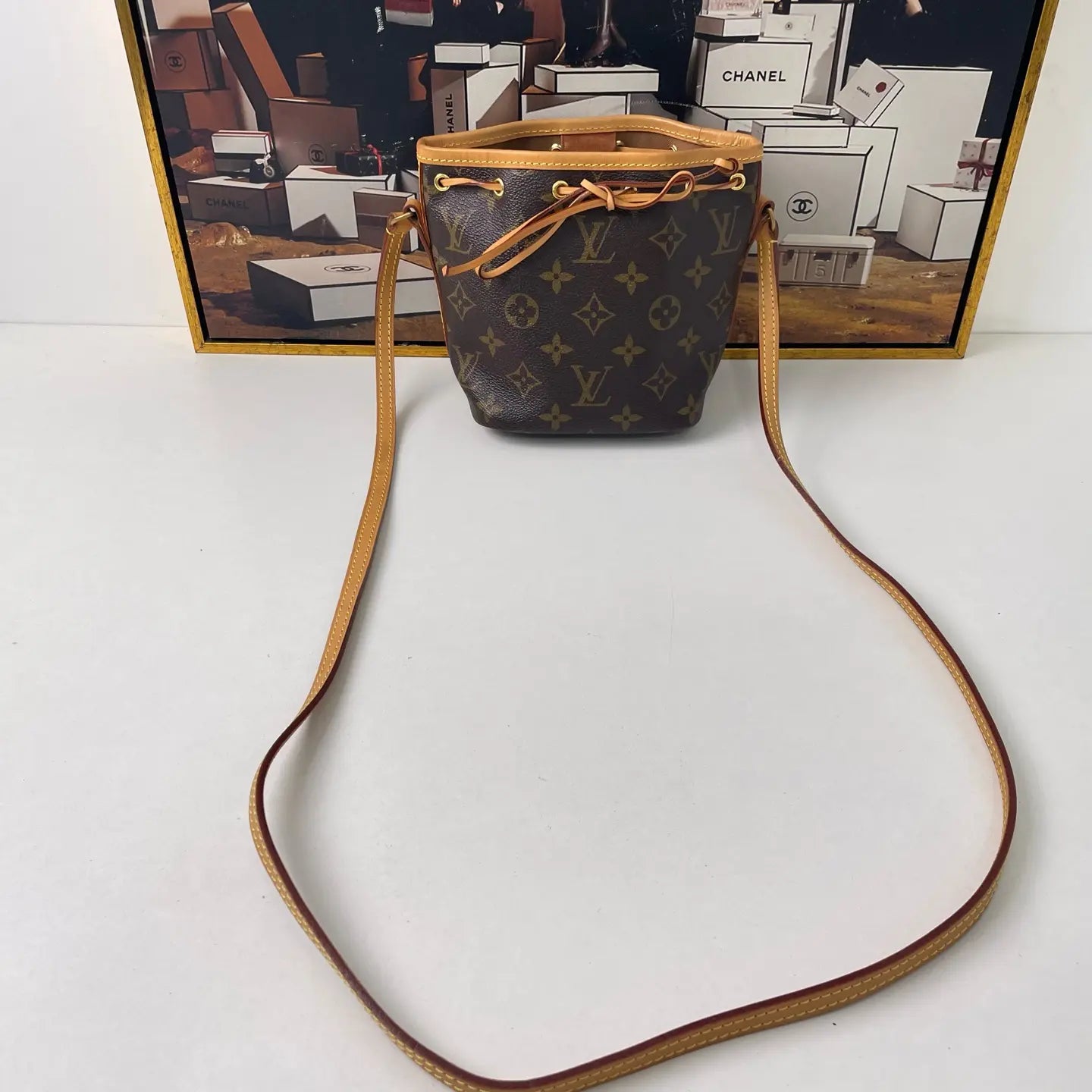 Louis Vuitton Nano Noé Bucket Bag 15×13cm – 97% New