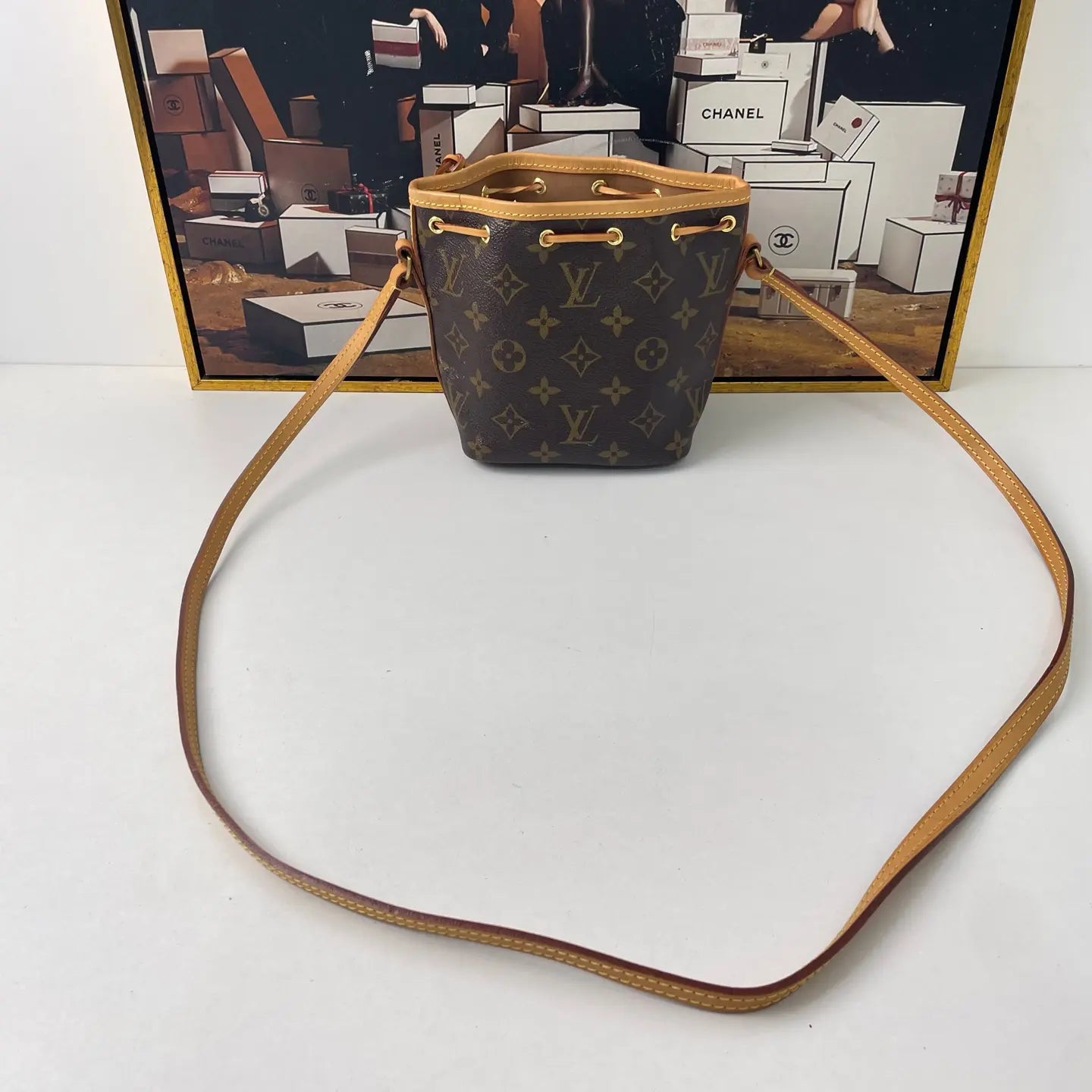 Louis Vuitton Nano Noé Bucket Bag 15×13cm – 97% New
