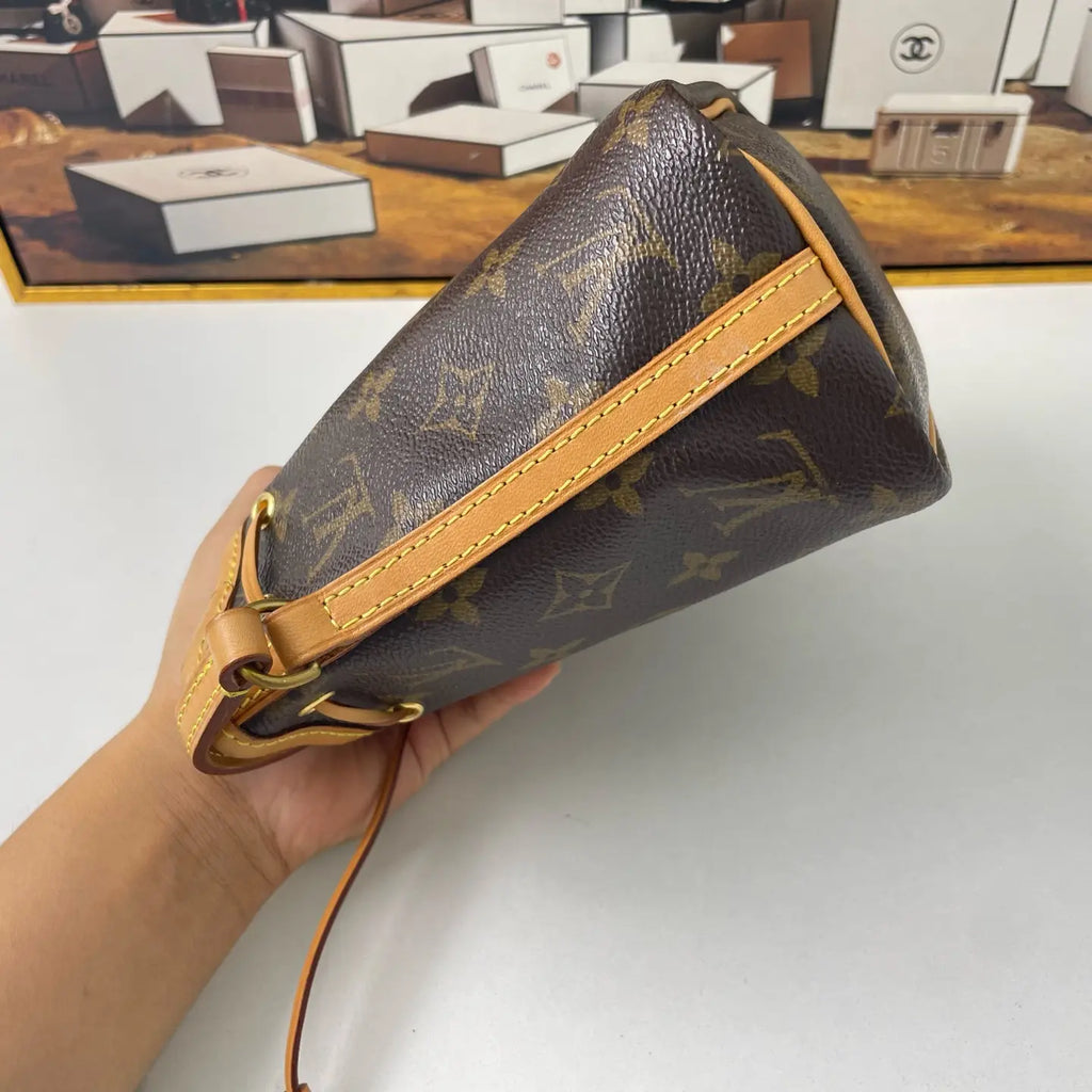 Louis Vuitton Nano Noé Bucket Bag 15×13cm – 97% New