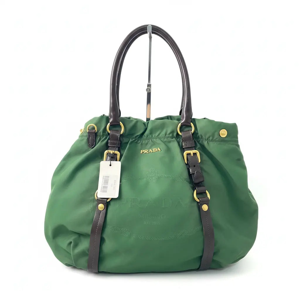 Prada Nylon Tote Handbag 34×15cm