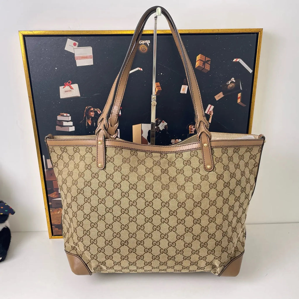 Gucci Tote Bag with Inner Pouch 34×29cm – 85% New